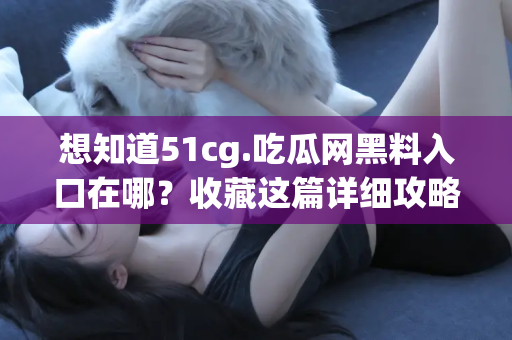 想知道51cg.吃瓜网黑料入口在哪？收藏这篇详细攻略不迷路